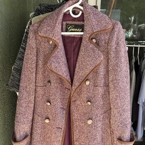 Guess Wool Blend Peacoat